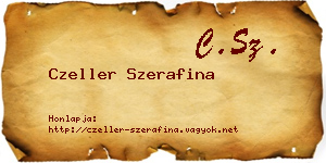 Czeller Szerafina névjegykártya